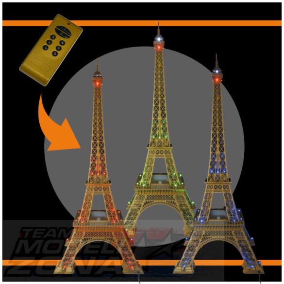 IXO 10104 Eiffel Tower | light + elevator | 120 cm | Premium Architecture-Kit 1:270