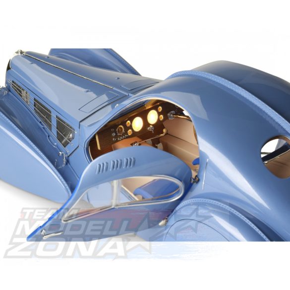 IXO - 1:8  Bugatti 57 SC - hangos - fémelemekkel - prémium építőkészlet