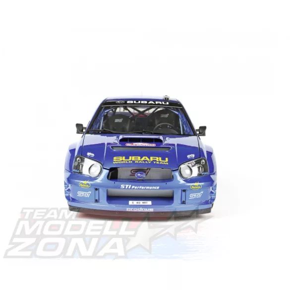 1:8 IXO Subaru Impreza Rally MC 2003 - FÉMELEMEKKEL - PRÉMIUM ÉPÍTŐKÉSZLET