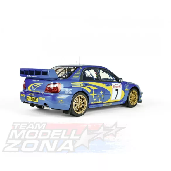 1:8 IXO Subaru Impreza Rally MC 2003 - FÉMELEMEKKEL - PRÉMIUM ÉPÍTŐKÉSZLET