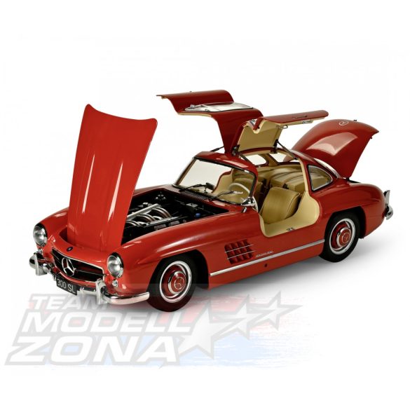 IXO 1:8 IXO Mercedes 300 SL Red prémium építőkészlet