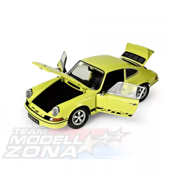 IXO 1:8 Porsche 911 RS 2.7 Yellow/ Black prémium építőkészlet