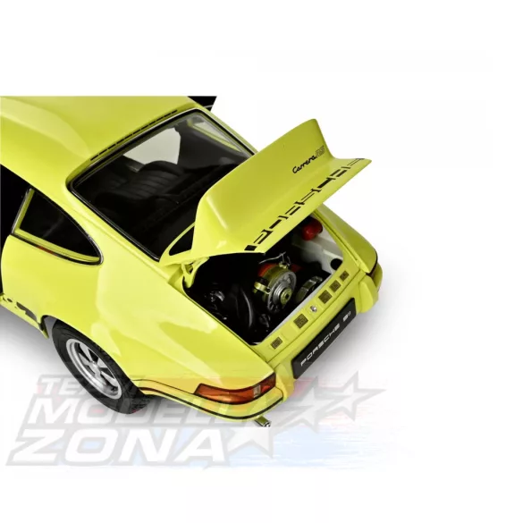 IXO 1:8 Porsche 911 RS 2.7 Yellow/ Black prémium építőkészlet