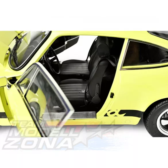 IXO 1:8 Porsche 911 RS 2.7 Yellow/ Black prémium építőkészlet