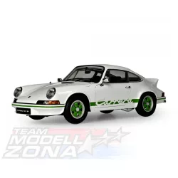   IXO 1:8 Porsche 911 RS 2.7 White/Green prémium építőkészlet