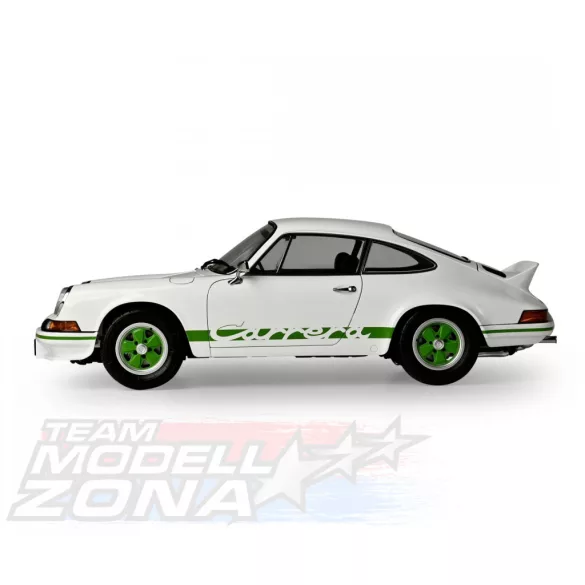 IXO 1:8 Porsche 911 RS 2.7 White/Green prémium építőkészlet