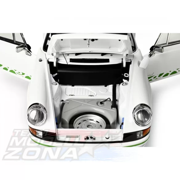 IXO 1:8 Porsche 911 RS 2.7 White/Green prémium építőkészlet