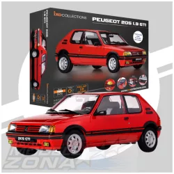 IXO 1:8 Peugeot 205 GTI piros prémium építőkészlet