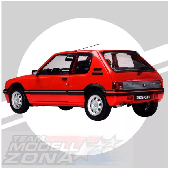 IXO 1:8 Peugeot 205 GTI piros prémium építőkészlet