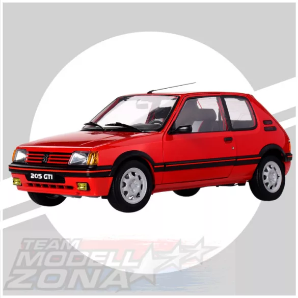 IXO 1:8 Peugeot 205 GTI piros prémium építőkészlet