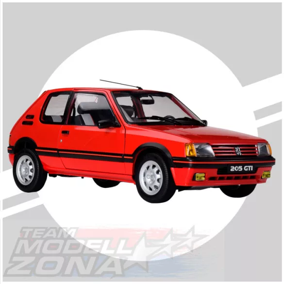 IXO 1:8 Peugeot 205 GTI piros prémium építőkészlet