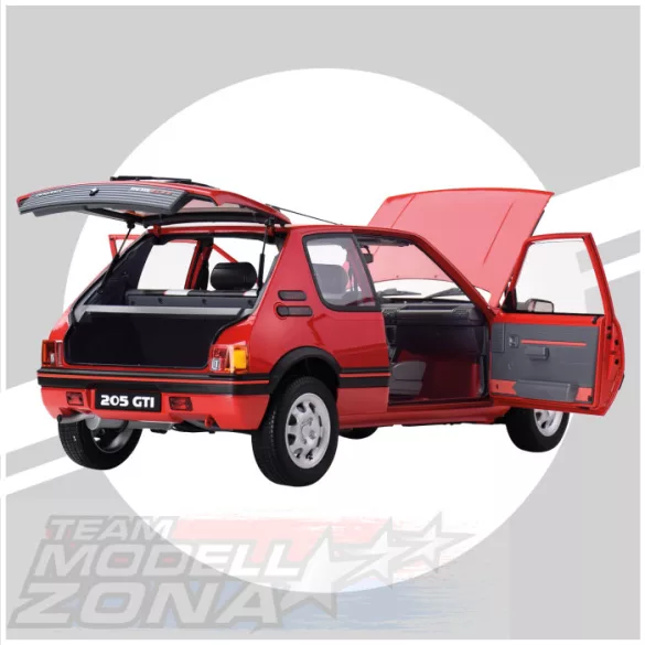 IXO 1:8 Peugeot 205 GTI piros prémium építőkészlet