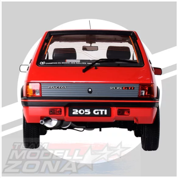 IXO 1:8 Peugeot 205 GTI piros prémium építőkészlet