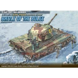   Dragon 1:35 Sd.Kfz.182 Kingtiger Henschel Turret, s.Pz.Abt.501 (Battle of the Bulge) makett