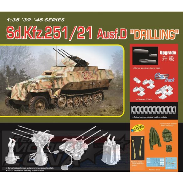 Dragon 1:35 Sd.Kfz.251/21 Ausf.D Drilling makett