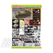 Dragon1:35 Panther G w/Additional Turret Roof makett