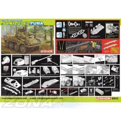 Dragon 1:35 Sd.Kfz.234/2 Puma (2024 upgrade ver makett