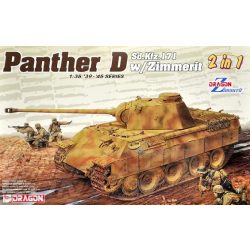   Dragon 1:35 Pz.Kpfw. V Sd.Kfz. 171 Panther Ausf. D w/Zimmerit (2in1) makett