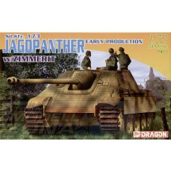   Dragon 1:72 Sd.Kfz. 173 Jagdpanther Early Production w/ Zimmerit makett