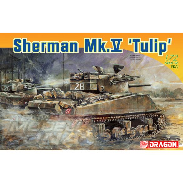 Dragon - 1:72 Sherman Mk.V 'Tulip' - makett