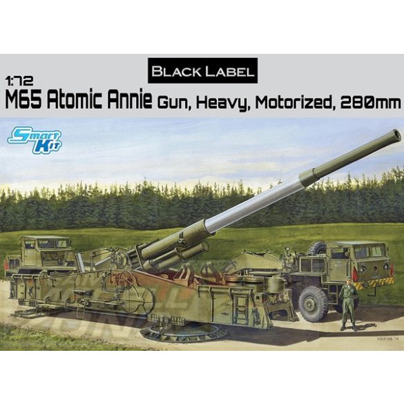 Dragon 1:72  M65 Atomic Annie Gun, Heavy Motorized 280mm makett