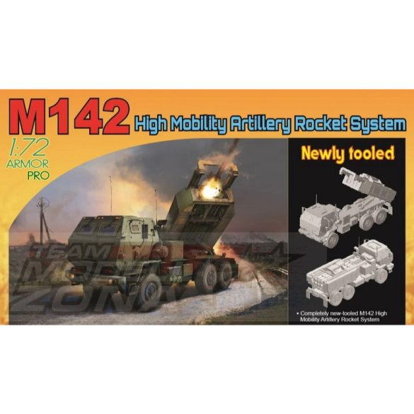 Dragon 1:72 M142 High Mobility Artillery  Rocket makett