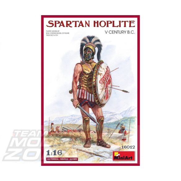 MiniArt 1:16 Fig. Spartan Hoplite V.Cen. B.C. makett