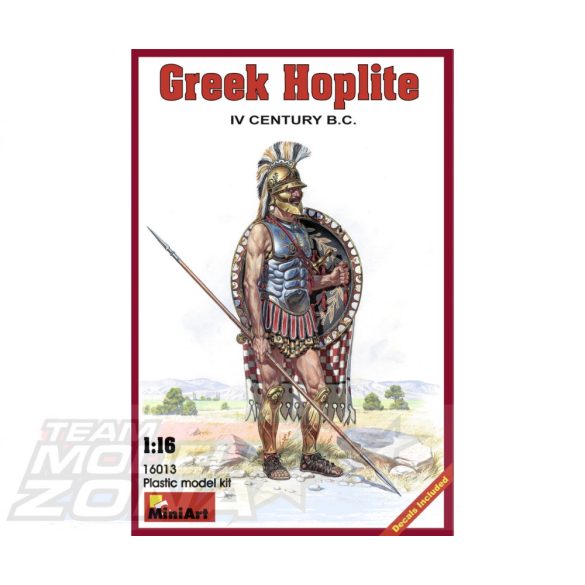 MiniArt 1:16 Fig. Greek Hoplite. IV.Cen. B.C. makett