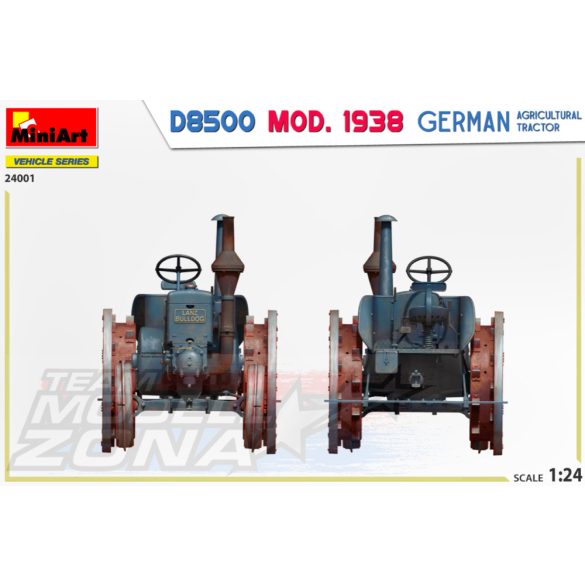 MiniArt 1:24  D8500 Mod. 1939 German Agricultural Tractor makett