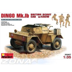 Mini Art 1:35 Brit. Scout Car Dingo MK. 1b (3) makett