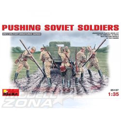 MiniArt 1:35 Fig. Pushing Soviet Soldiers (5)