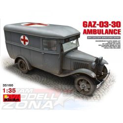 MiniArt - 1:35 GAZ-03-30 mentő - makett