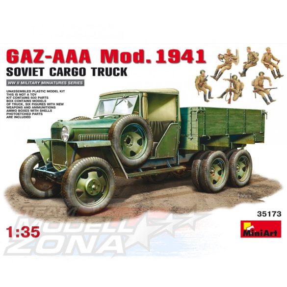 MiniArt - 1:35 - GAZ-AAA tehergépjármű - makett