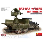 MiniArt 1:35 GAZ-AAA w/Quad M4 Maxim (1) makett