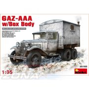MiniArt 1:35 GAZ-AAA with Box body/Shelter makett