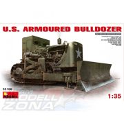 MiniArt 1:35 US Armoured Buldozer makett