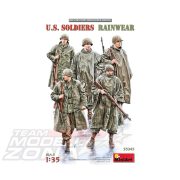 MiniArt 1:35 Fig. US Soldier w/ Rainwear (5) makett