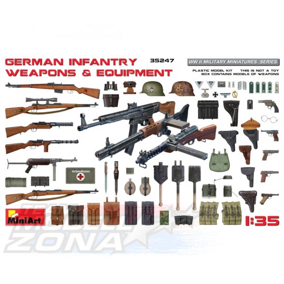 1:35 Ger. Infantry Weapons/Equipment-Set