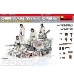 MiniArt 1:35 Fig. Ger. Tank Crew Winter (5) SE makett