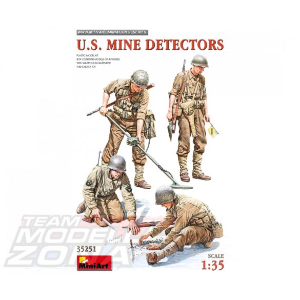 MiniArt - 1:35 US Mine Detectors (4) - makett