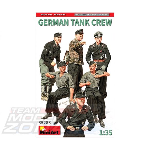 MiniArt 1:35 Fig. Ger. Tank Crew (6) SE makett