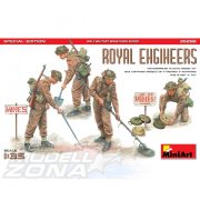 MiniArt 1:35 Fig. Royal Engineers (4) SE makett