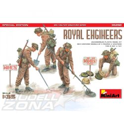 MiniArt 1:35 Fig. Royal Engineers (4) SE makett