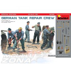 MiniArt 1:35 Fig. Ger. Tank Rep. Crew SE w/Tools makett