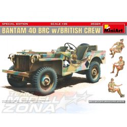 1:35 Brit. Bantam 40 BRC w/Crew (3) SE makett