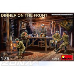 MiniArt 1:35 Fig. Dinner on the Front (5) w/Acc. makett