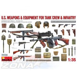 MiniArt 1:35 US Tank Crew/Infantry Weap./Equipm. makett