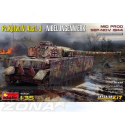 MiniArt 1:35 Pz.Kpfw.IV Ausf.J Sep44 Nibe. Int. makett