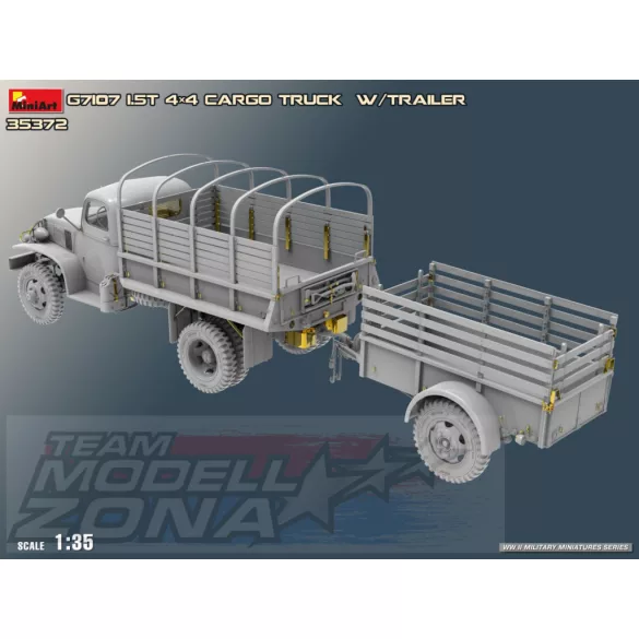 Mini Art 1:35 G7107 1,5T 4X4 Cargo Truck  m. Anh. makett
