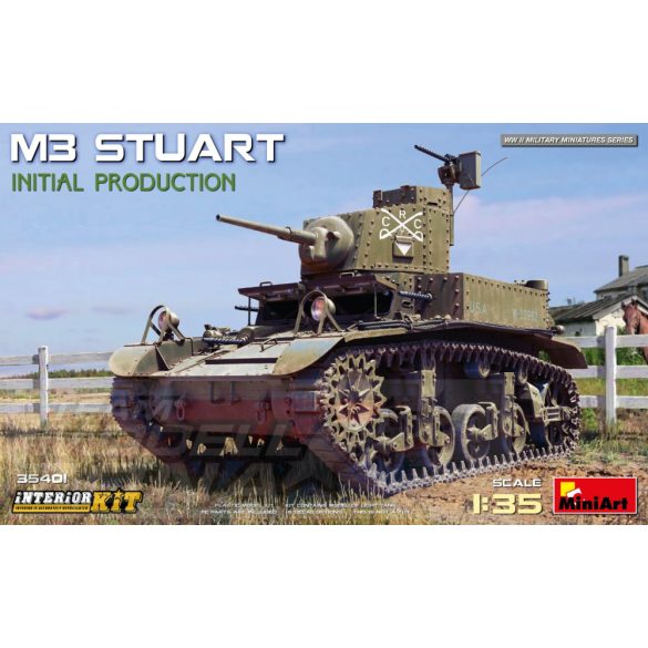 MiniArt 1:35 M3 STUART INITIAL PRODUCTION makett